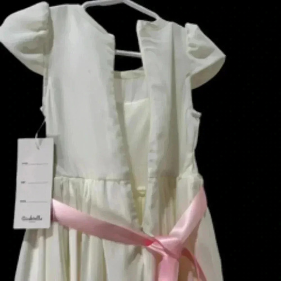 NEW Cinderella Couture Ivory chiffone soft‎  Dress Girls Sz 2 NWT - Picture 5 of 11